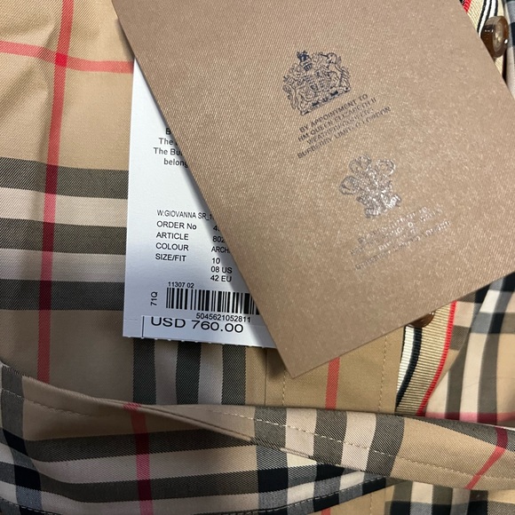 Burberry Check Tie Dress - Picture 4 of 6